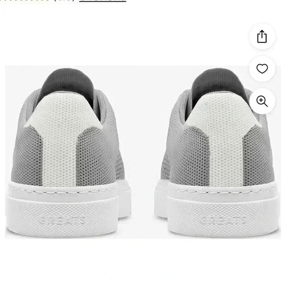 GREATS The Royale Knit Sneakers in Grey/White Size 13 - Picture 3 of 7